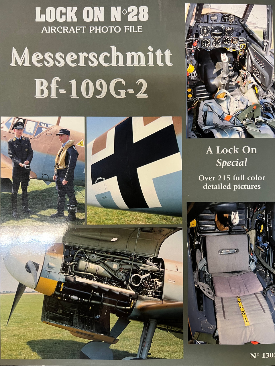 WW2 German Luftwaffe Messerschmitt Bf-109G-2 Lock On No 28 Softcover Reference Book WW2 German Luftwaffe Messerschmitt Bf-109G-2 Lock On No 28 Softcover Reference Book