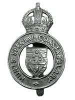 British Hunts Huntingdonshire Police Constabulary Helmet Badge
