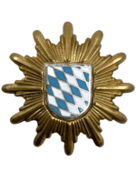 German Bavaria Bavarian Police Cap Badge