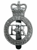 British Sheffield & Rotherham Police Constabulary Helmet Badge