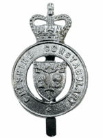 British Cheshire Police Constabulary Helmet Badge