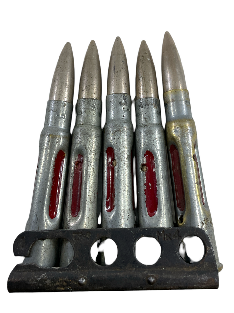 Canadian .303 Drill Rounds In Lee Enfield Rifle Stripper Clip INERT Canadian .303 Drill Rounds In Lee Enfield Rifle Stripper Clip INERT