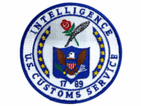 US Customs Service Intelligence 1789 Patch