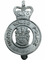 British North Wales Police Constabulary Helmet Badge