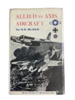 WW2 US British German Allied vs Axis Aircraft Hardcover Reference Book