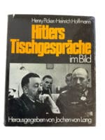 WW2 German Hitlers Table Conversations in Pictures GERMAN TEXT Hardcover Reference Book