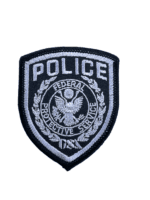 US Federal Protection Services Police Patch Black