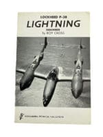 WW2 US USAAF Lockheed P-38 Lightning Described Softcover Reference Book