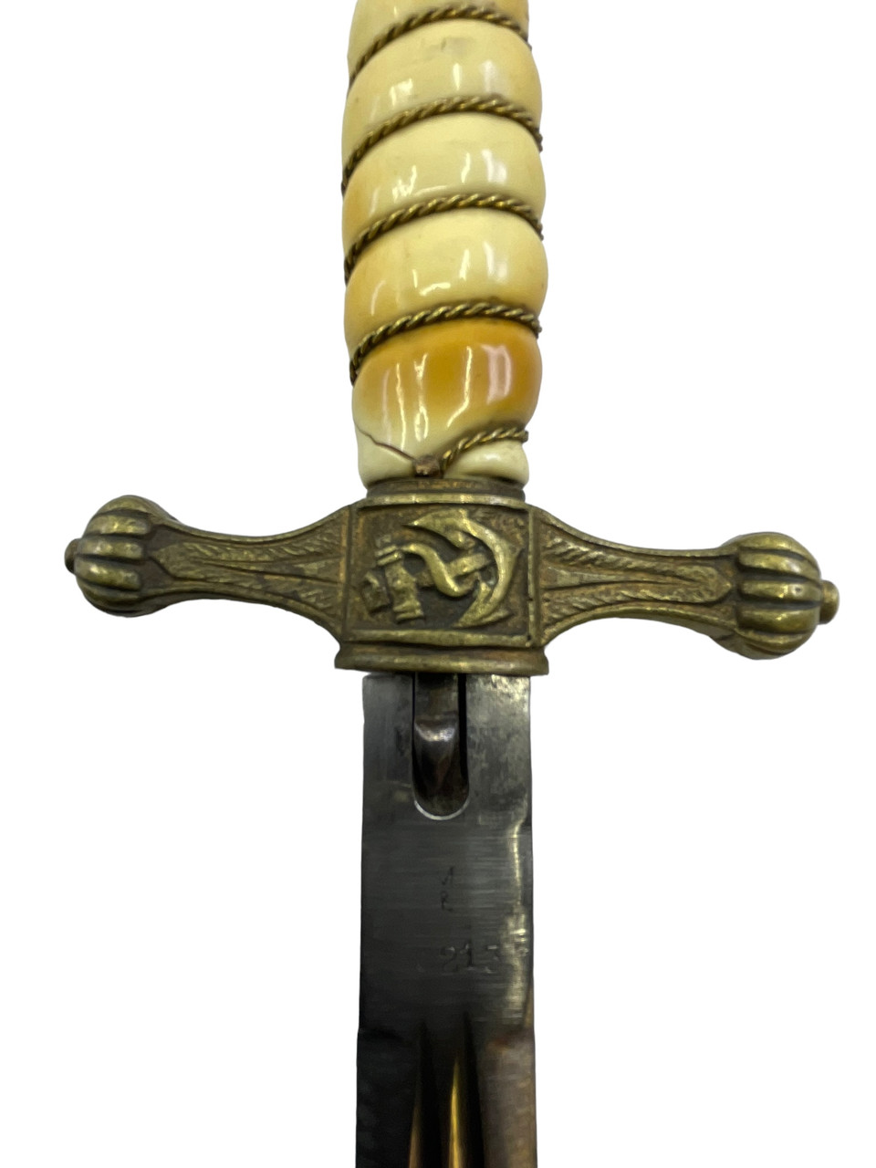 WW2 German Kriegsmarine Naval Officers Dagger Issue without Scabbard WW2 German Kriegsmarine Naval Officers Dagger Issue without Scabbard