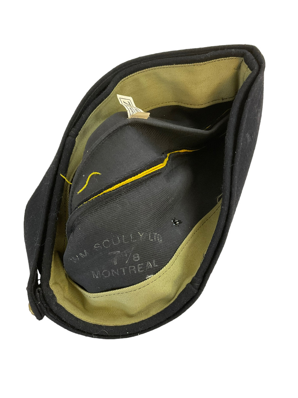 WW2 Canadian Engineers RCE Coloured Field Service Cap CFSC Size 7 1/8 WW2 Canadian Engineers RCE Coloured Field Service Cap CFSC Size 7 1/8