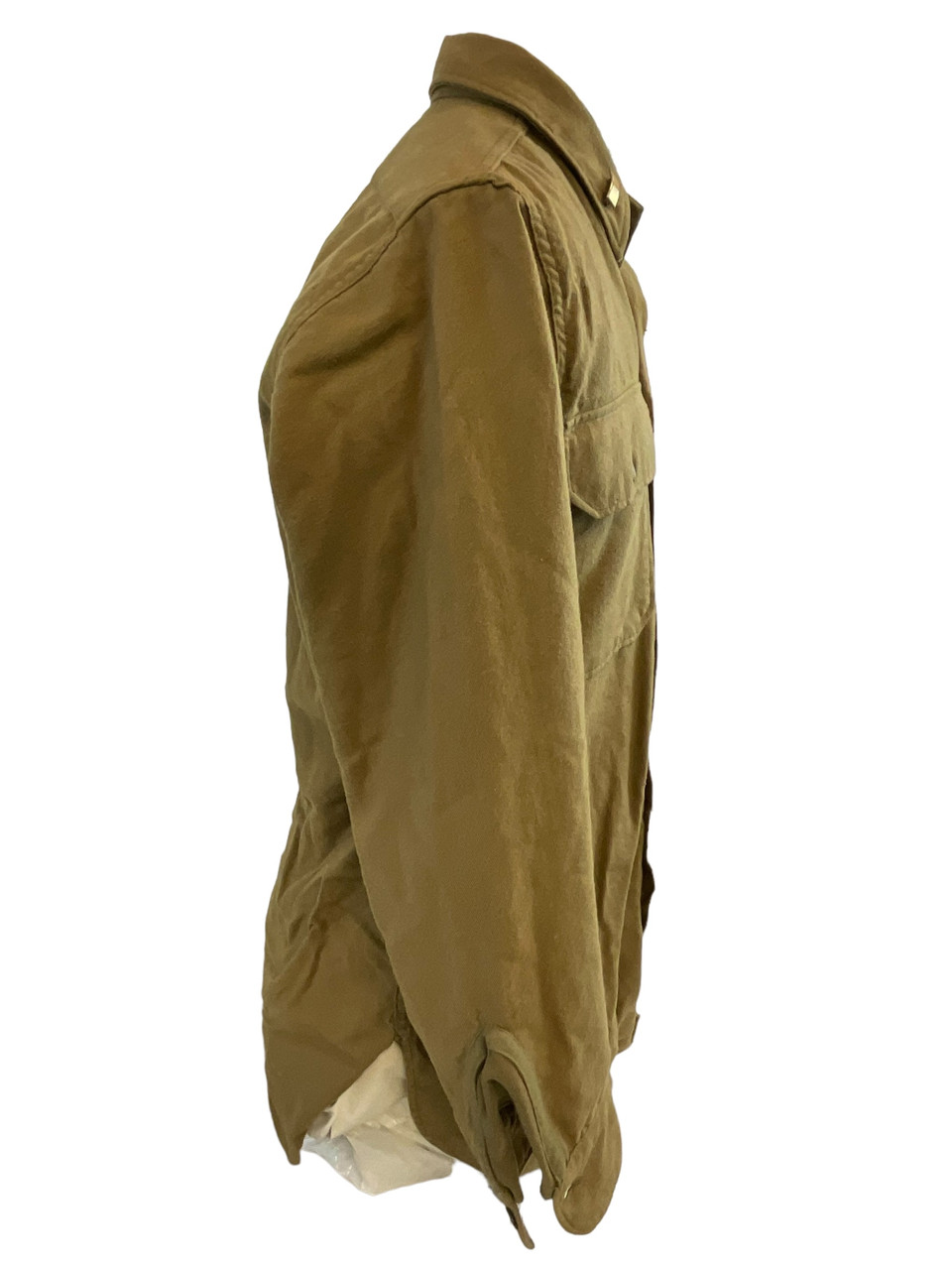 WW2 US Army Infantry Officers Wool Shirt with Gas Flap WW2 US Army Infantry Officers Wool Shirt with Gas Flap