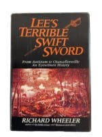 US Civil War Lees Terrible Swift Sword Richard Wheeler Hardcover Reference Book