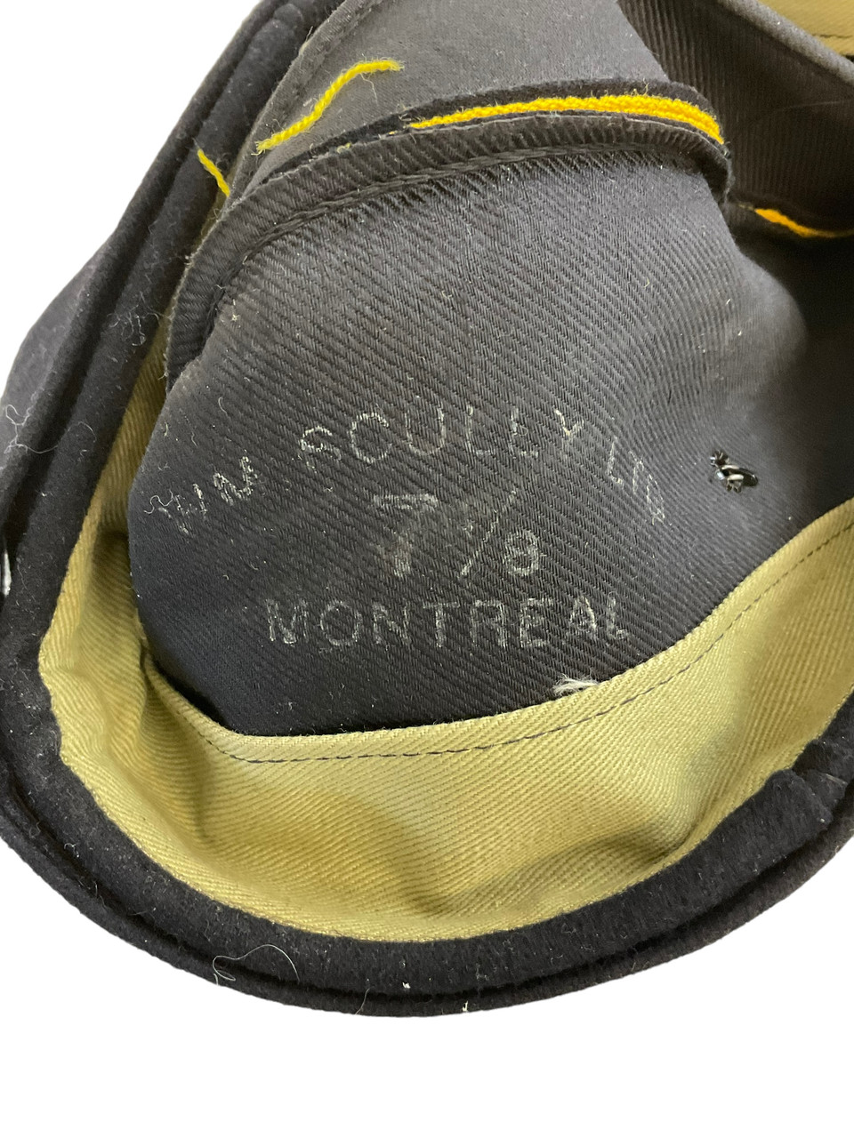 WW2 Canadian Engineers RCE Coloured Field Service Cap CFSC Size 7 1/8 WW2 Canadian Engineers RCE Coloured Field Service Cap CFSC Size 7 1/8