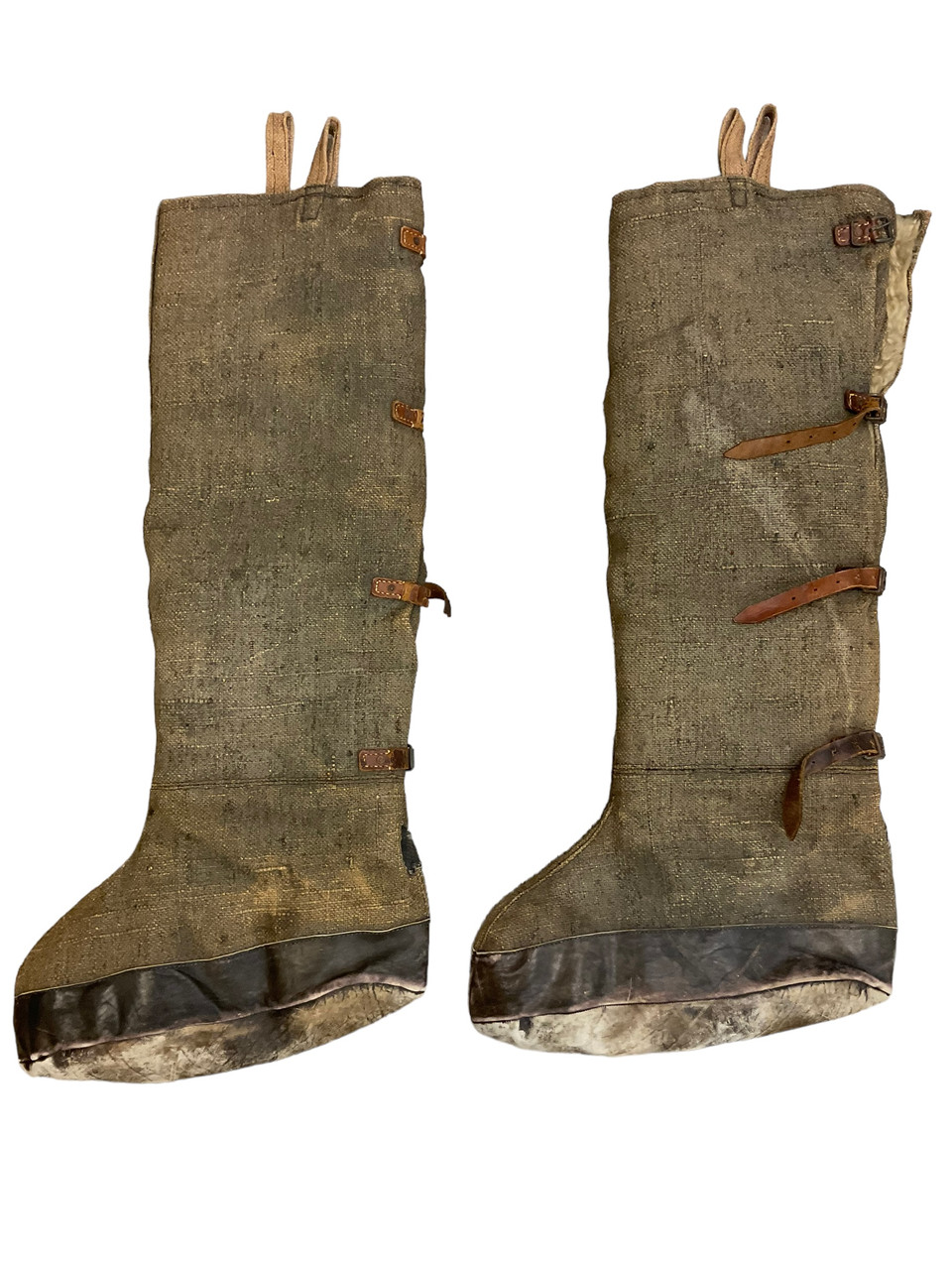 WW1 Imperial German Air Service Extreme Cold Weather Sheepskin Lined Flying Fug Boots WW1 Imperial German Air Service Extreme Cold Weather Sheepskin Lined Flying Fug Boots