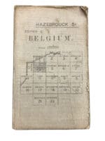 WW1 Hazebrouk 5A Trench Map WW1 Hazebrouk 5A Trench Map