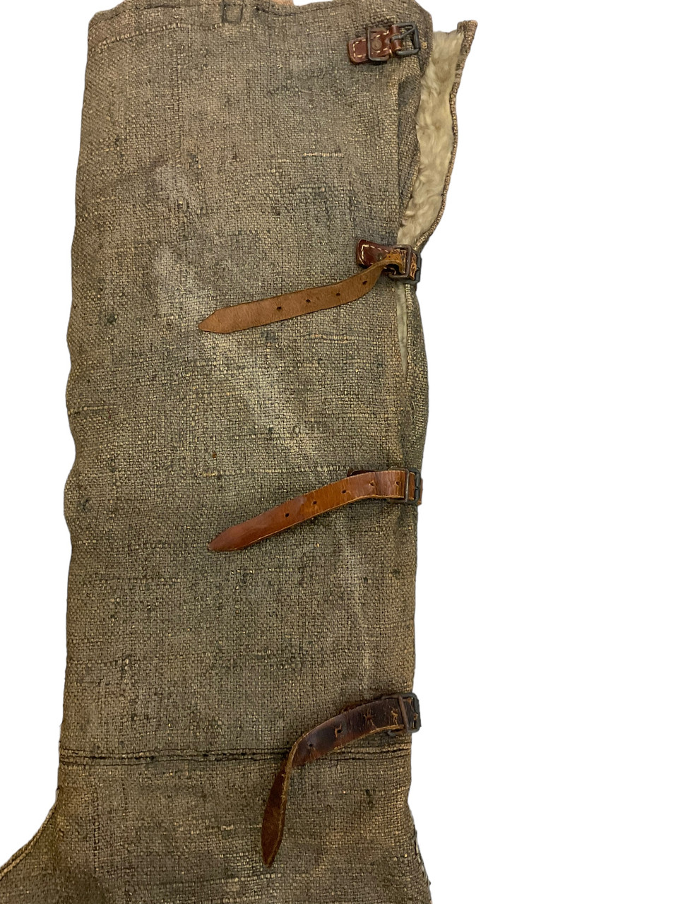 WW1 Imperial German Air Service Extreme Cold Weather Sheepskin Lined Flying Fug Boots WW1 Imperial German Air Service Extreme Cold Weather Sheepskin Lined Flying Fug Boots