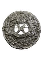 Canadian Scottish Pipers Plaid Brooch