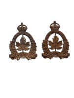 WW2 Canadian British Columbia Dragoons Collars Insignia Pair