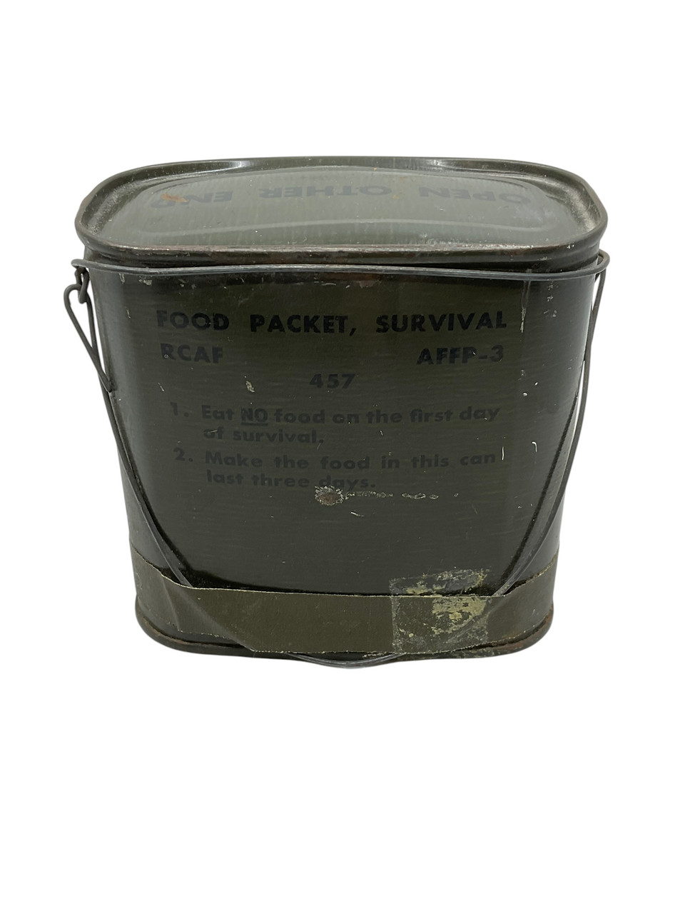 Canadian Forces RCAF Food Ration Packet Survival Cold War with Contents Canadian Forces RCAF Food Ration Packet Survival Cold War with Contents