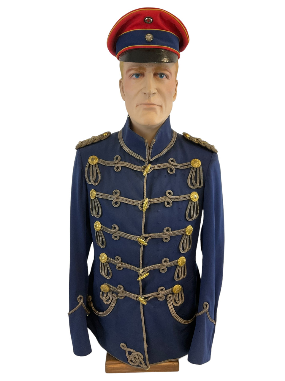 WW1 Imperial German Lieb Hussar Generals Dunkleblau Uniform and Hat Named WW1 Imperial German Lieb Hussar Generals Dunkleblau Uniform and Hat Named