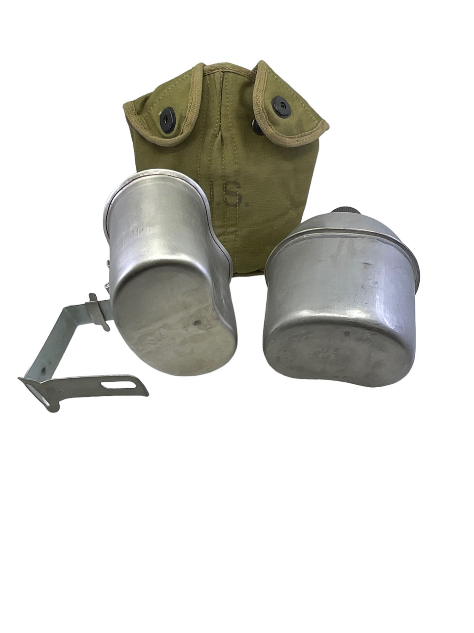 WW2 US Army Canteen Complete Set With British Made Cover Dated 1944 UNISSUED SET WW2 US Army Canteen Complete Set With British Made Cover Dated 1944 UNISSUED SET