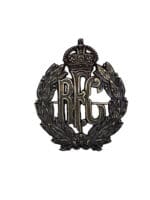 WW1 British RFC Royal Flying Corps Officers Cap Badge with Pinback
