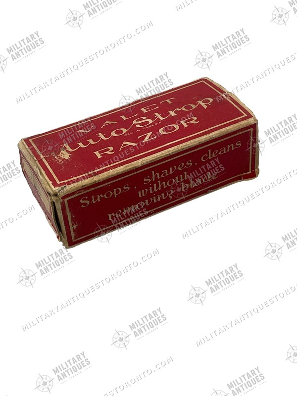 WW2 Canadian Valet Autostrop Razor in Box - Military Antiques Toronto