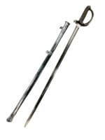 British Victorian 1821 Pattern Royal Artillery Officers Sword with Scabbard WKC Maker