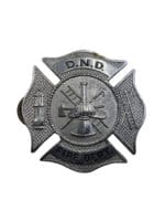 Canadian Forces Department of National Defense Fire Department Cap Badge