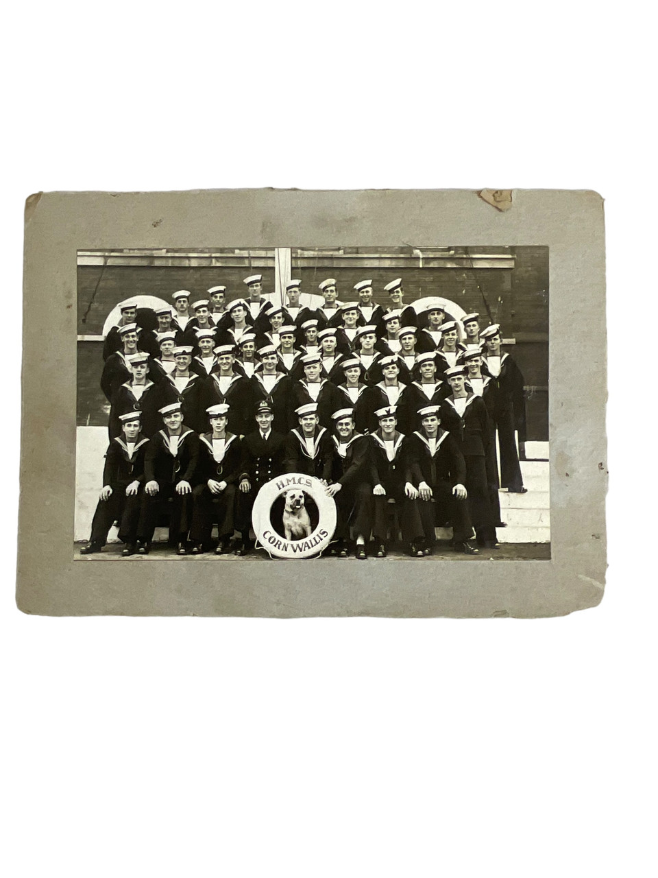 WW2 Canadian Navy RCN HMCS Cornwallis Group Picture12 X 8 WW2 Canadian Navy RCN HMCS Cornwallis Group Picture12 X 8