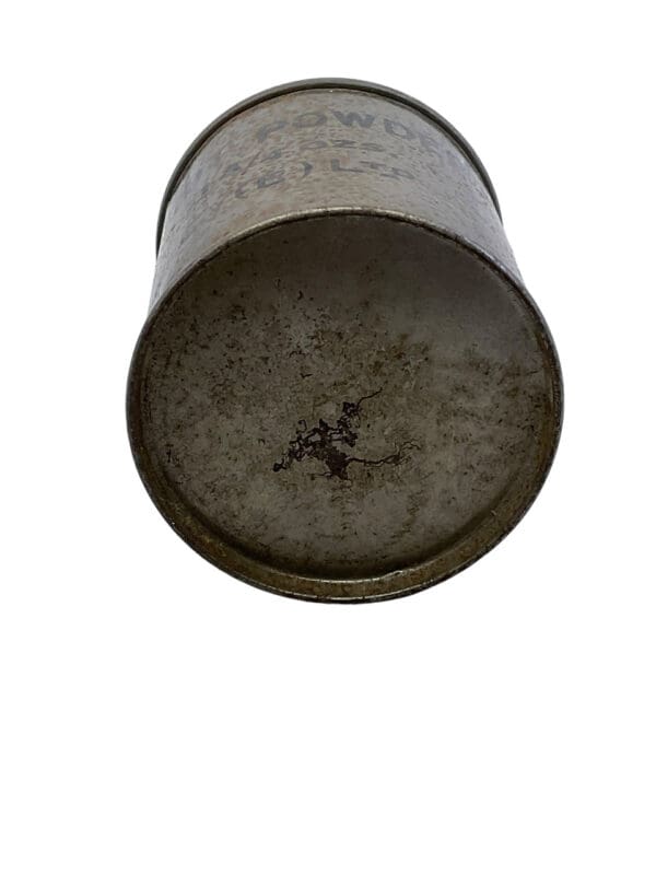 WW2 British Army Foot Powder Tin 1 3/4 Ounces with Contents