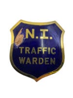 British Northern Ireland Traffic Warden Enamel Badge