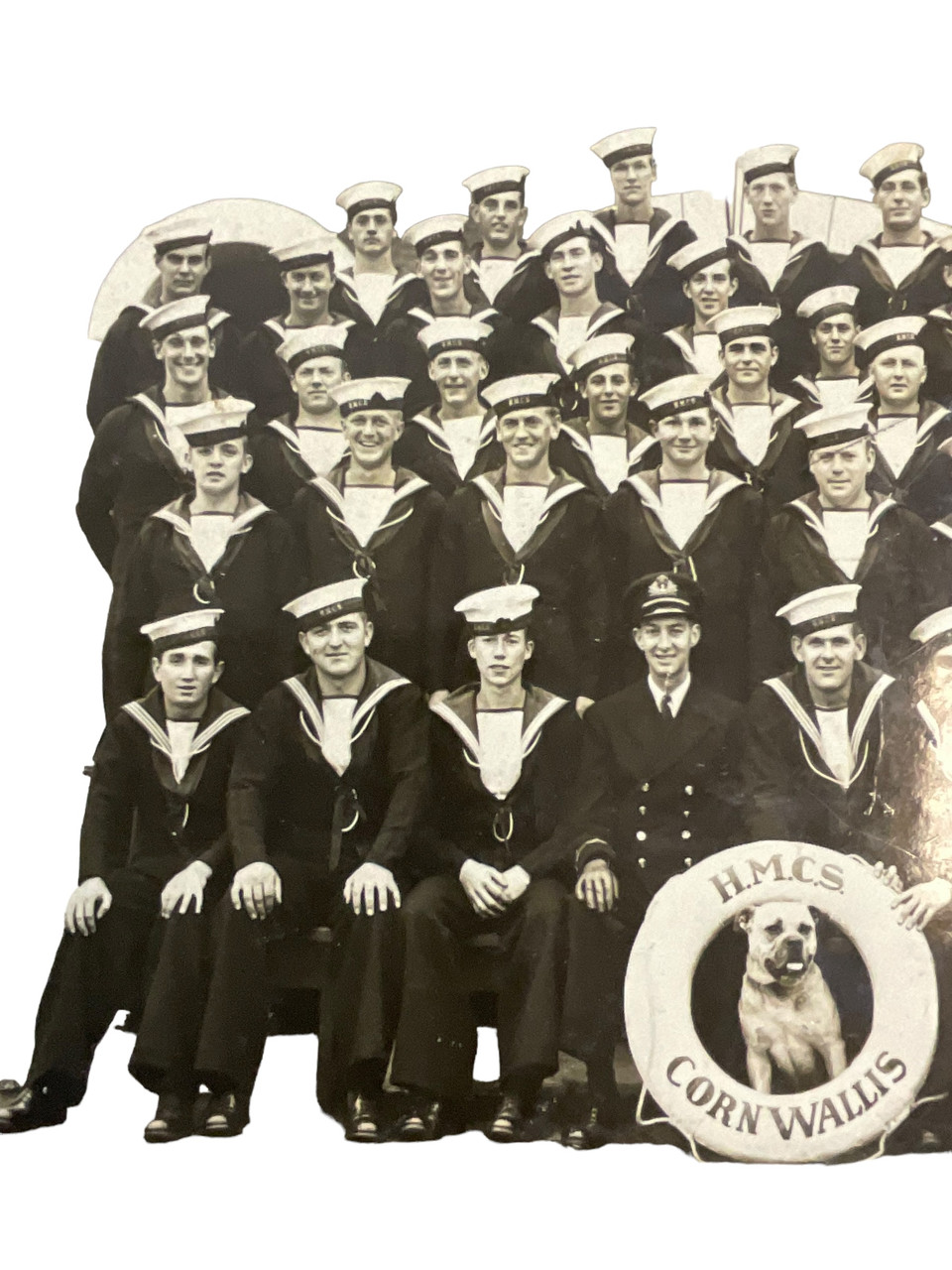 WW2 Canadian Navy RCN HMCS Cornwallis Group Picture12 X 8 WW2 Canadian Navy RCN HMCS Cornwallis Group Picture12 X 8