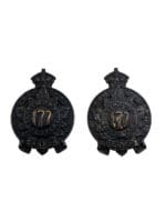 WW1 Canadian CEF 177th Battalion Collars Insignia Pair