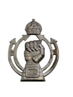WW2 British Royal Armoured Corps Cap Badge