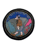 US Navy VA-46 Attack Squadron Line Med Cruise 1959 Bullion Wire Squadron Patch VINTAGE