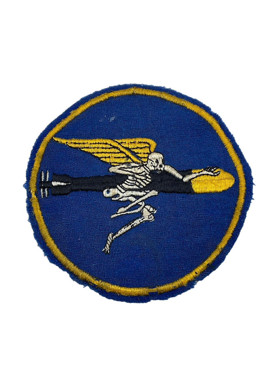 WW2 US Navy Torpedo Bombing Squadron VT-43 Squadron Crest Patch VINTAGE WW2 US Navy Torpedo Bombing Squadron VT-43 Squadron Crest Patch VINTAGE