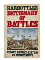 British French Harbottles Dictionary of Battles G Bruce Hardcover Reference Book