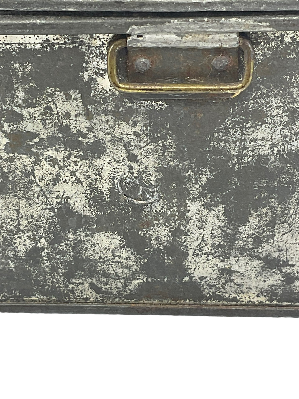 WW1 Canadian CEF D Shaped Mess Tin C Broad Arrowed WW1 Canadian CEF D Shaped Mess Tin C Broad Arrowed