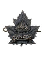 WW1 Canadian CEF General List Officers Cap Badge