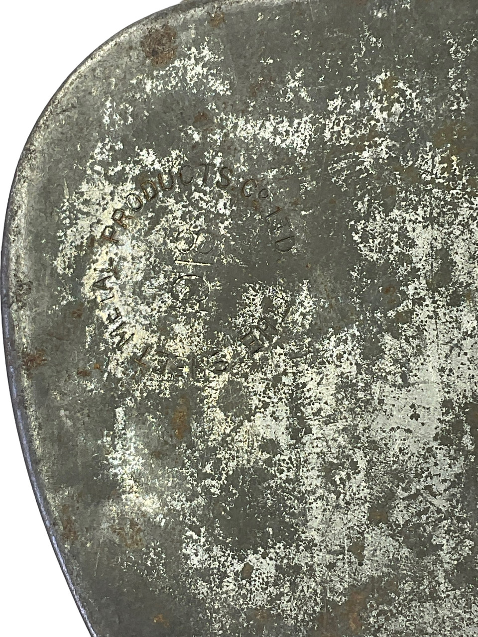 WW1 Canadian CEF D Shaped Mess Tin C Broad Arrowed WW1 Canadian CEF D Shaped Mess Tin C Broad Arrowed