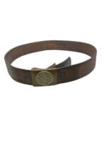 WW1 Imperial German Belt Buckle and Leather Belt 1914 Dated Hamburg