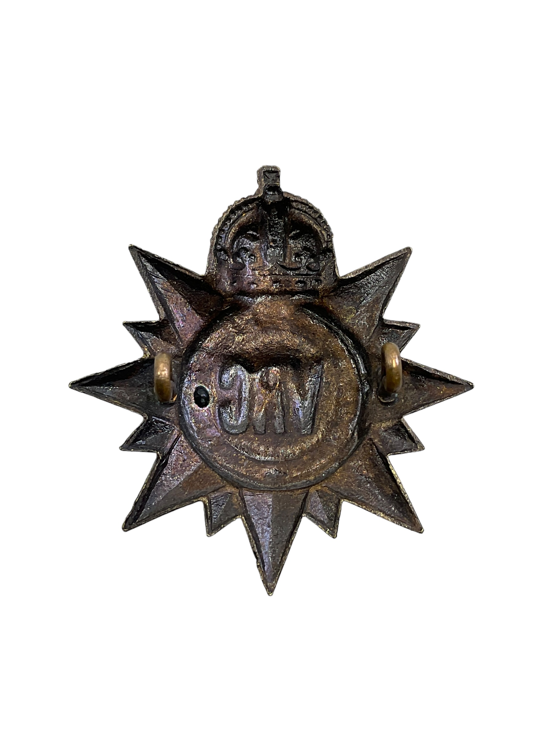 WW2 Canadian Victoria Rifles of Canada VRC Cap Badge WW2 Canadian Victoria Rifles of Canada VRC Cap Badge