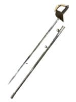 British 1897 Pattern Infantry Officers Sword with Scabbard Picquet Type