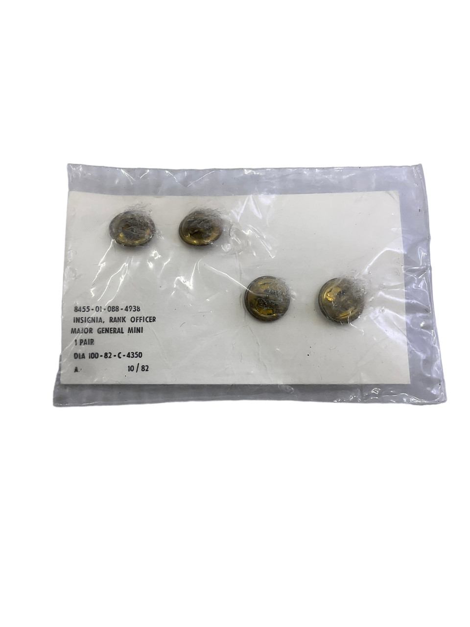 US Army Major General Rank Two Stars Miniature Insignia Pair NIP US Army Major General Rank Two Stars Miniature Insignia Pair NIP