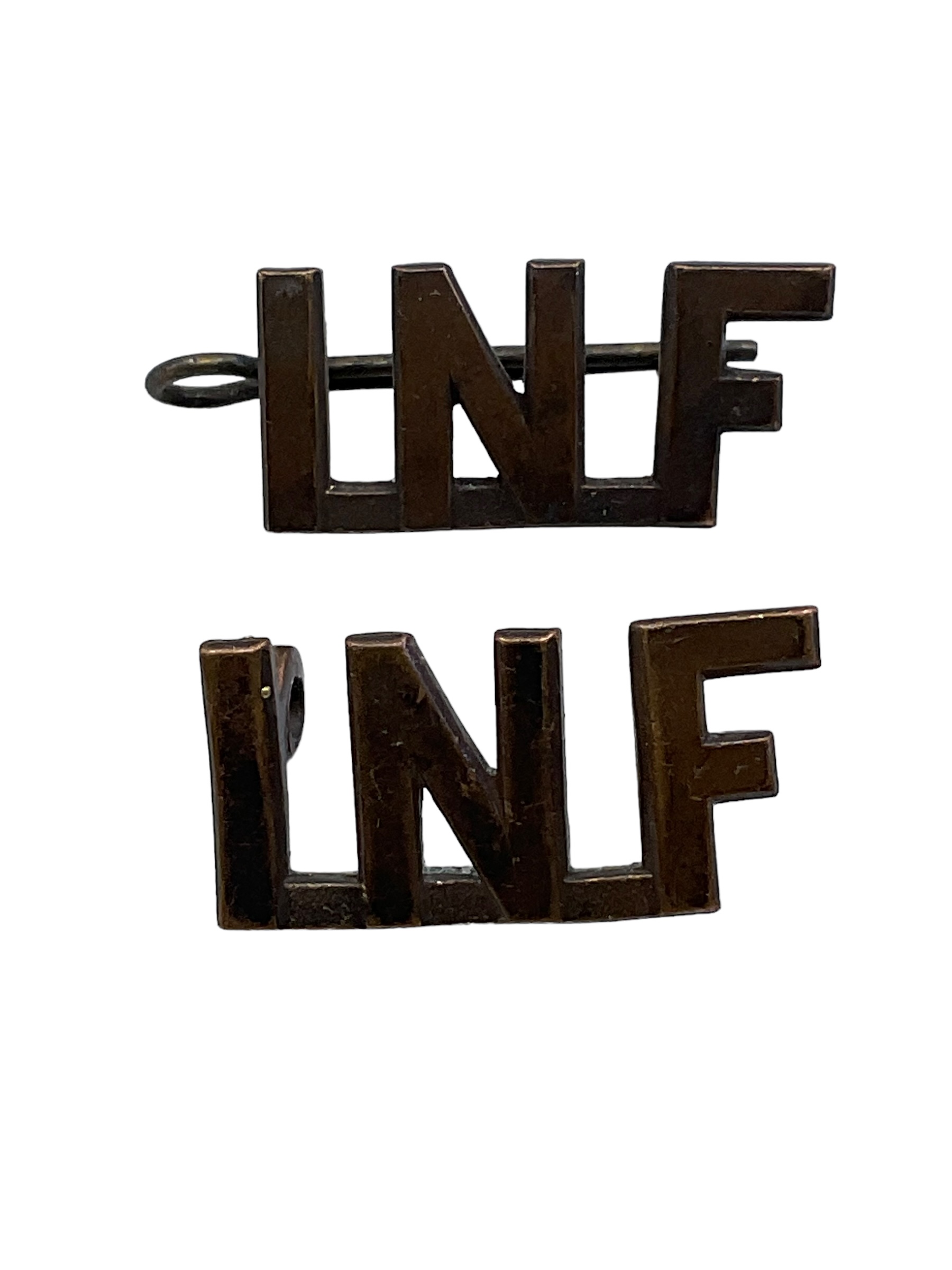 WW1 Canadian CEF Infantry Shoulder Titles Insignia Pair WW1 Canadian CEF Infantry Shoulder Titles Insignia Pair