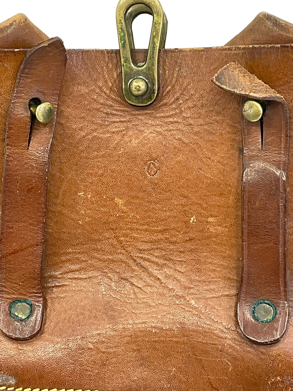 WW1 Canadian CEF 15 Pattern Leather Ammo Pouch Double WW1 Canadian CEF 15 Pattern Leather Ammo Pouch Double