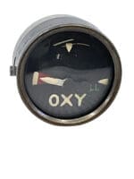 WW2 British RAF Oxygen Sensor Gauge Broad Arrowed
