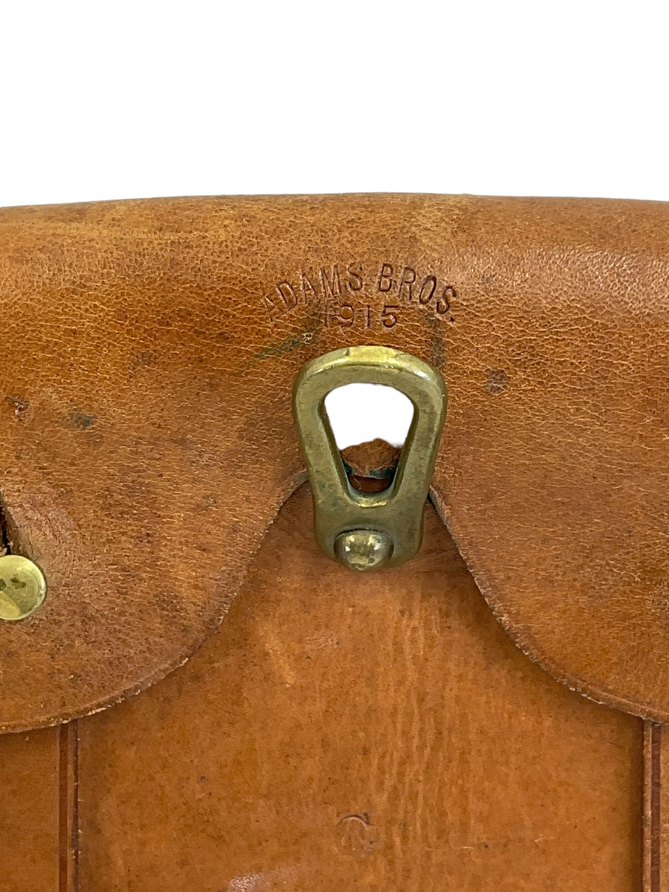 WW1 Canadian CEF 15 Pattern Leather Ammo Pouch Single WW1 Canadian CEF 15 Pattern Leather Ammo Pouch Single