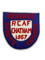 Canadian Forces RCAF Chatham Reserve Sports Champs 1957 Crest Patch